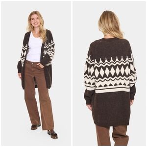 Saint Tropez Hedda longline cardigan oversized S